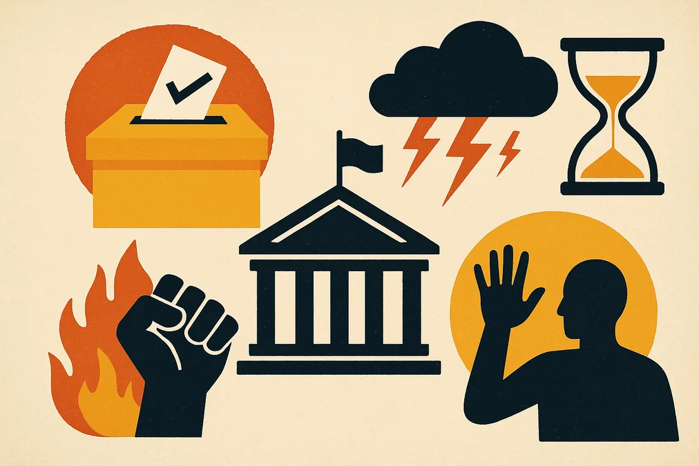 নির্বাচনের আগেই প্রতিবাদে উত্তাল, নির্বাচন কি হচ্ছে?