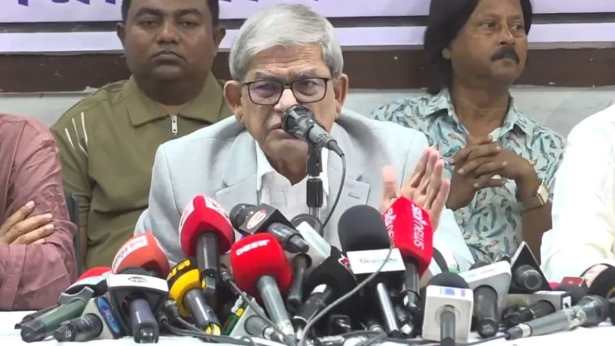 তিন মাসের মধ্যে নির্বাচন হলে অনেক সংকট এড়ানো যেতঃ মির্জা ফখরুল