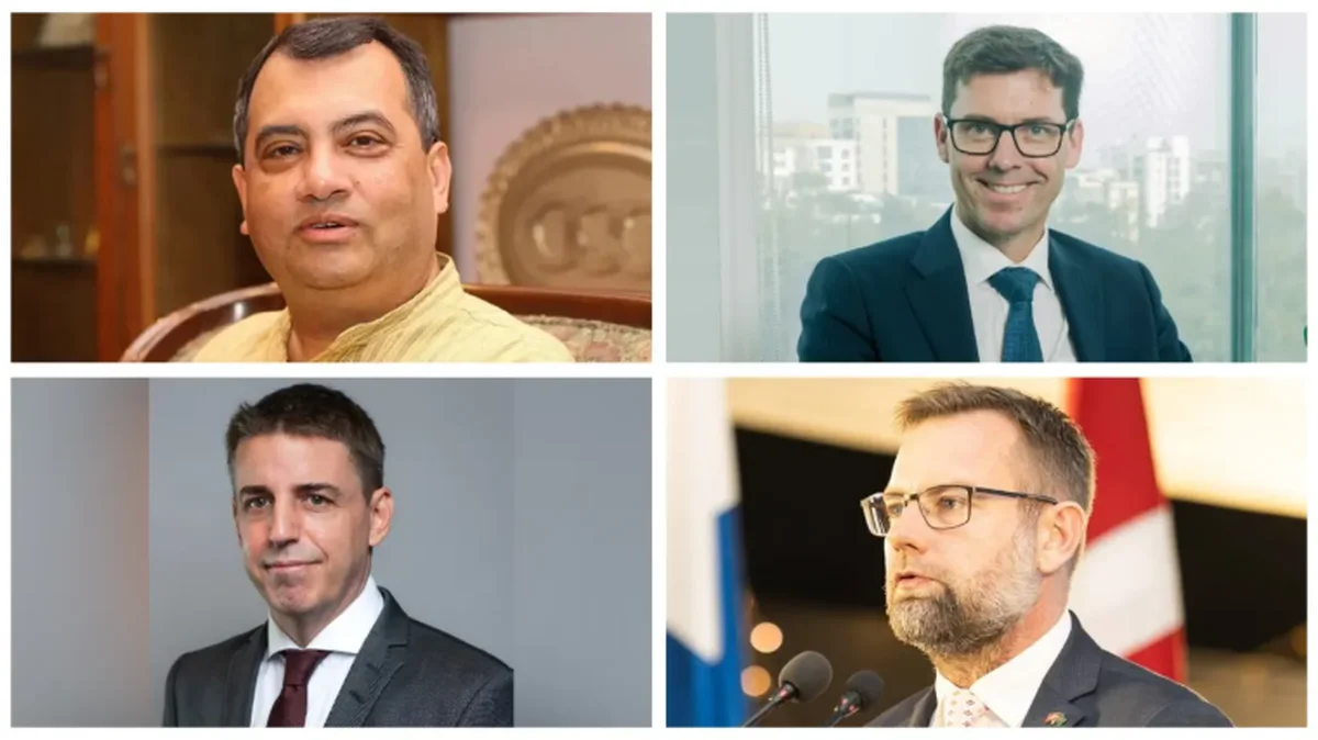 সাবের হোসেন চৌধুরীর সঙ্গে তিন রাষ্ট্রদূতের গোপন বৈঠক