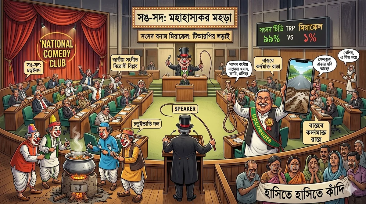 গণতন্ত্রের চড়ুইভাতি ও একবিংশ শতাব্দীর মহাহাস্যকর মহড়া