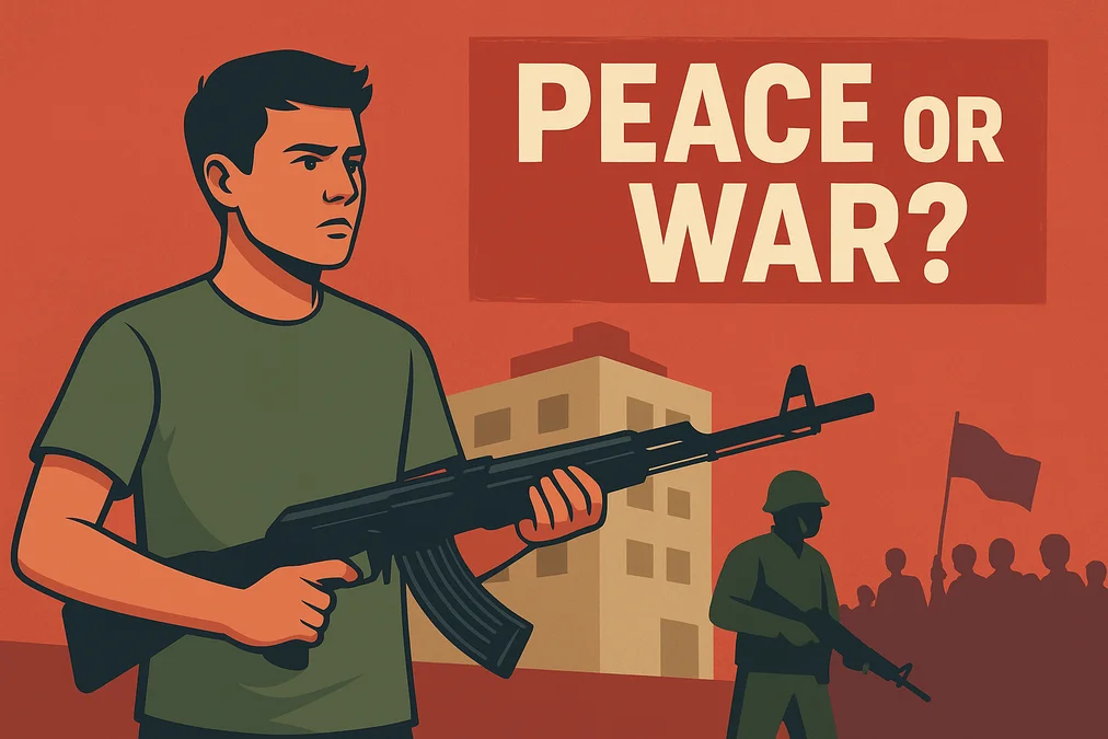 শান্তির দেশে যুদ্ধের প্রস্তুতি কেন?