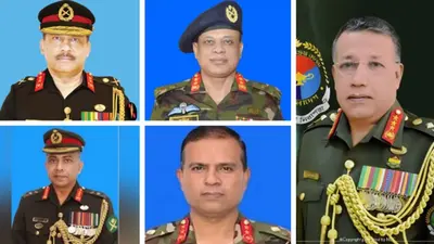 ডিজিএফআইয়ের সাবেক পাঁচ মহাপরিচালকের বিরুদ্ধে গ্রেপ্তারি পরোয়ানা