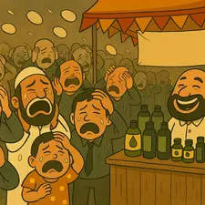 কথার কাঁটা ও চুলের চিৎকার: একখানা রূপক-রসগল্প