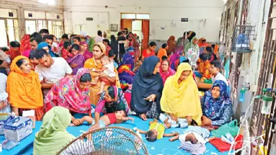 দেশের অন্তত ১০ জেলায় হামের প্রাদুর্ভাব উদ্বেগজনক মাত্রায়