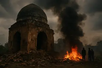 গোয়ালন্দে মাজার ভাঙচুর ও লাশ পোড়ানো ধর্মের আড়ালে রাজনৈতিক উগ্রতা
