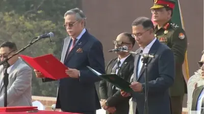 তারেক রহমান প্রধানমন্ত্রী হিসেবে শপথ নিলেন